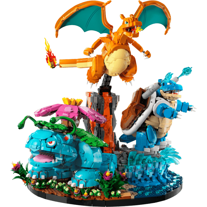 lego 72153 florizarre dracaufeu tortank visuel produit
