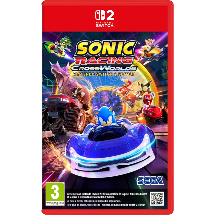 sonic racing crossworlds sur switch 2 visuel produit