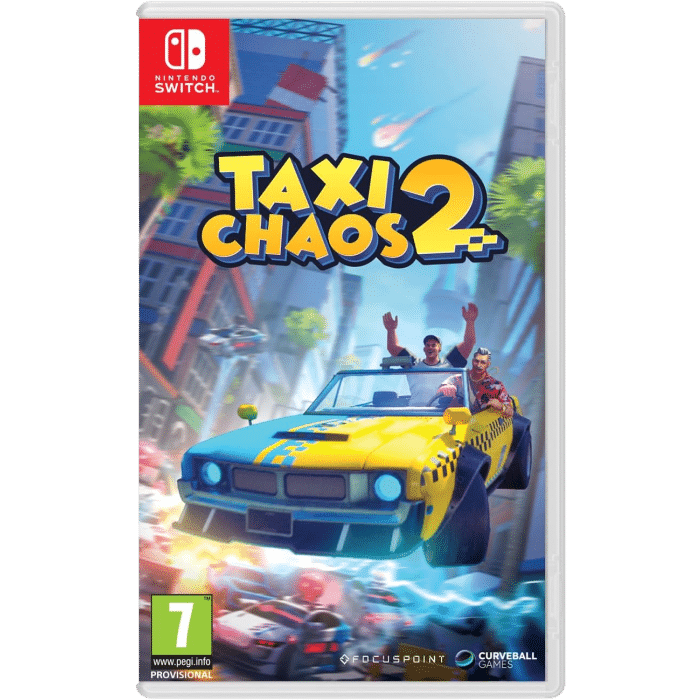 taxi chaos 2 sur switch visuel produit