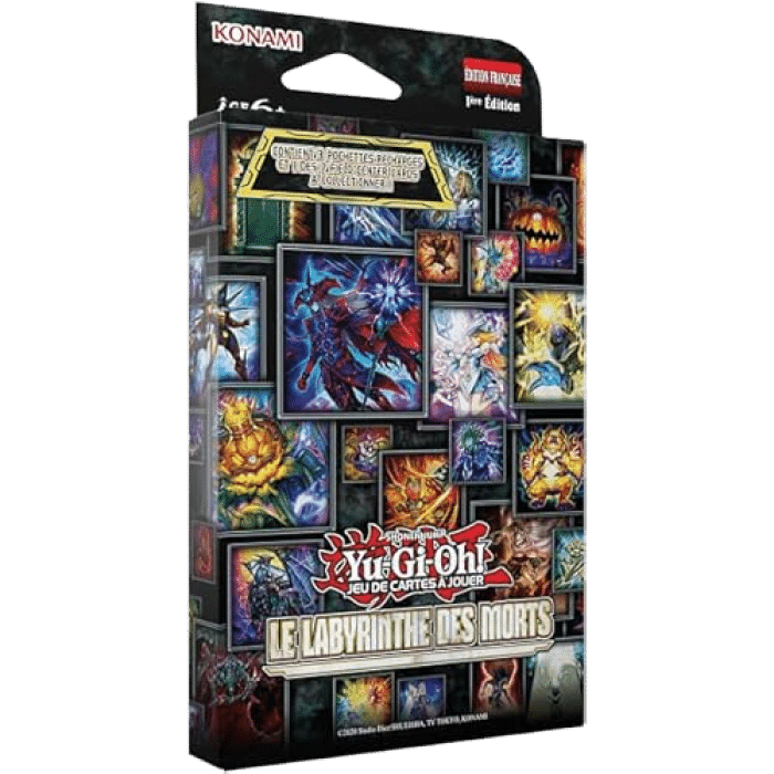 pack de 3 boosters tuckbox pack yu gi oh le labyrinthe des morts visuel produit