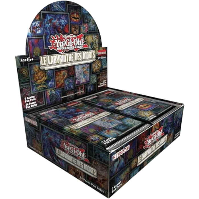 boite 24 boosters yu gi oh le labyrinthe des morts visuel produit
