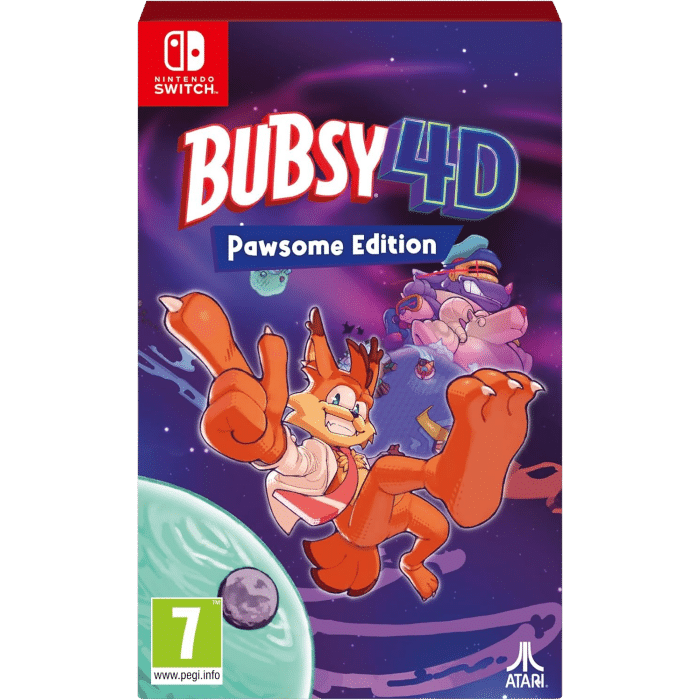 bubsy 4d pawsome edition switch visuel produit