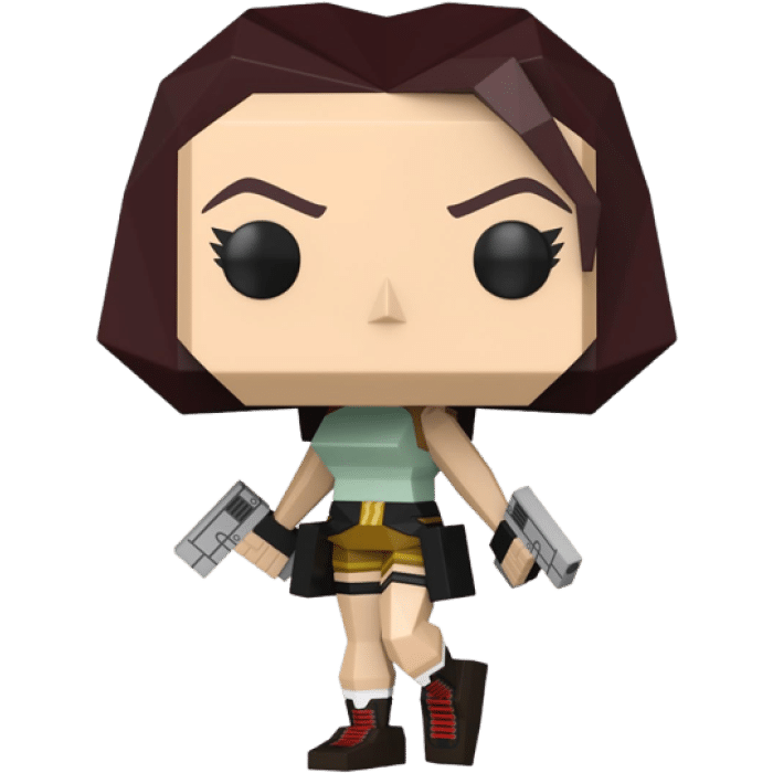 funko pop tomb raider lara croft polygon visuel produit