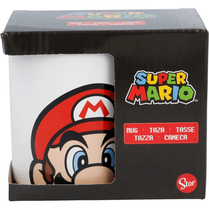 super mario mug ceramique rouge 350ml visuel produit