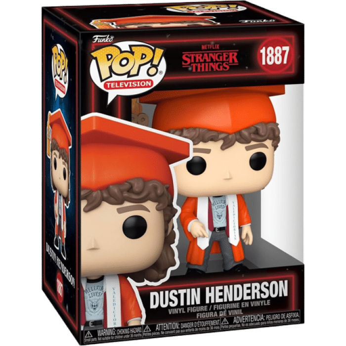 funko pop stranger things saison 5 dustin visuel produit