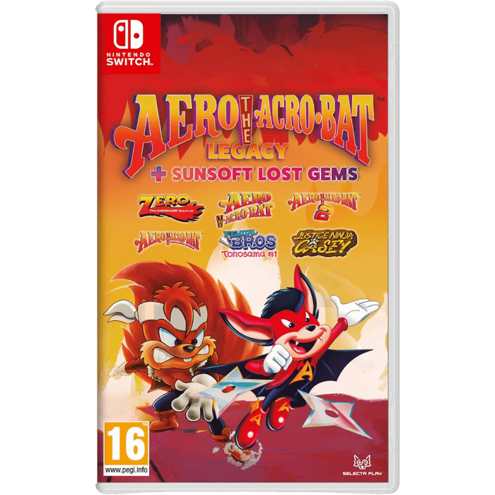 aero the acro bat legacy edition sur switch visuel produit