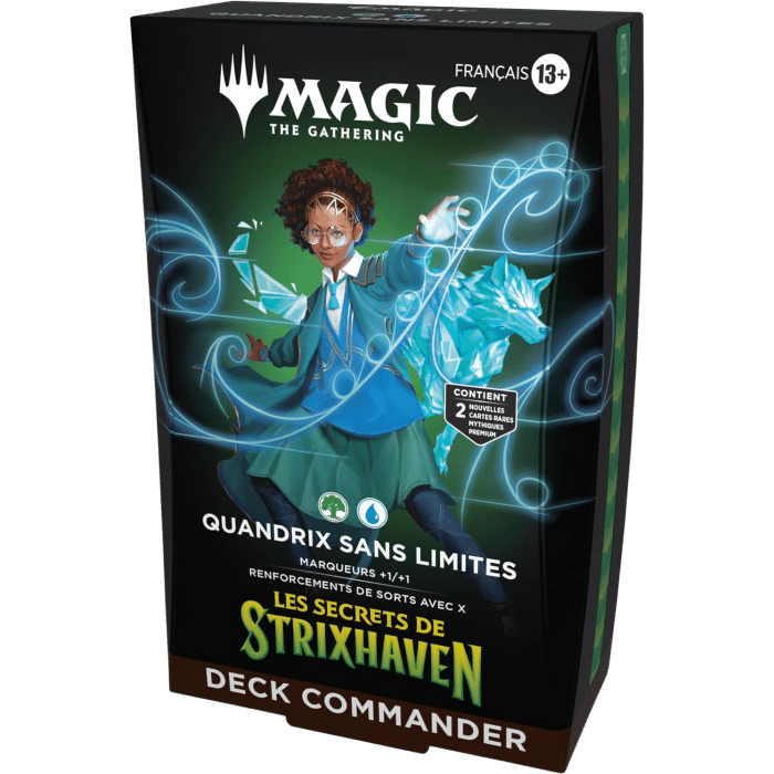deck magic the gathering quandrix sans limites visuel produit