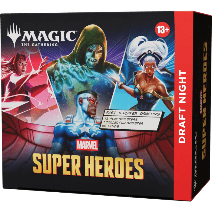 draft night magic the gathering marvel super heroes visuel produit