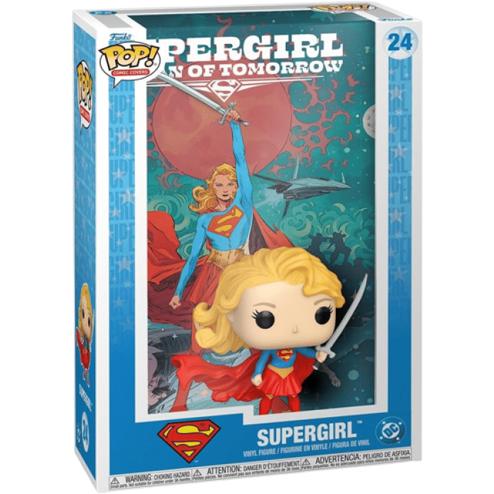 funko pop comic cover dc supergirl visuel produit