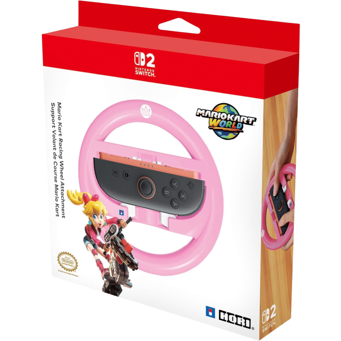 mario kart volant peach sur switch visuel produit