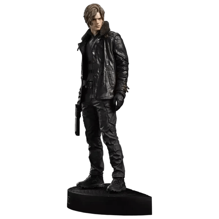 statuette resident evil requiem leon kennedy visuel produit