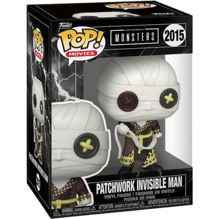 funko pop universal monsters patchwork lhomme invisible visuel produit