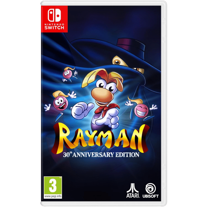 rayman 30eme anniversaire sur switch visuel produit