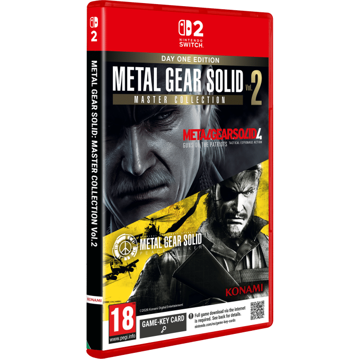 metal gear solid master collection 2 sur switch 2 visuel produit
