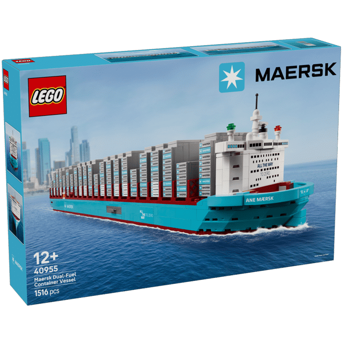 lego 40955 maersk porte conteneurs double carburant visuel produit