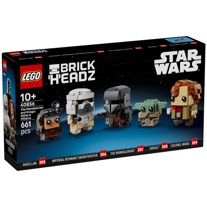 lego 40856 brickheadz mandalorien et grogu visuel produit