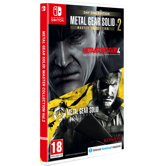 metal gear solid master collection 2 sur switch visuel produit