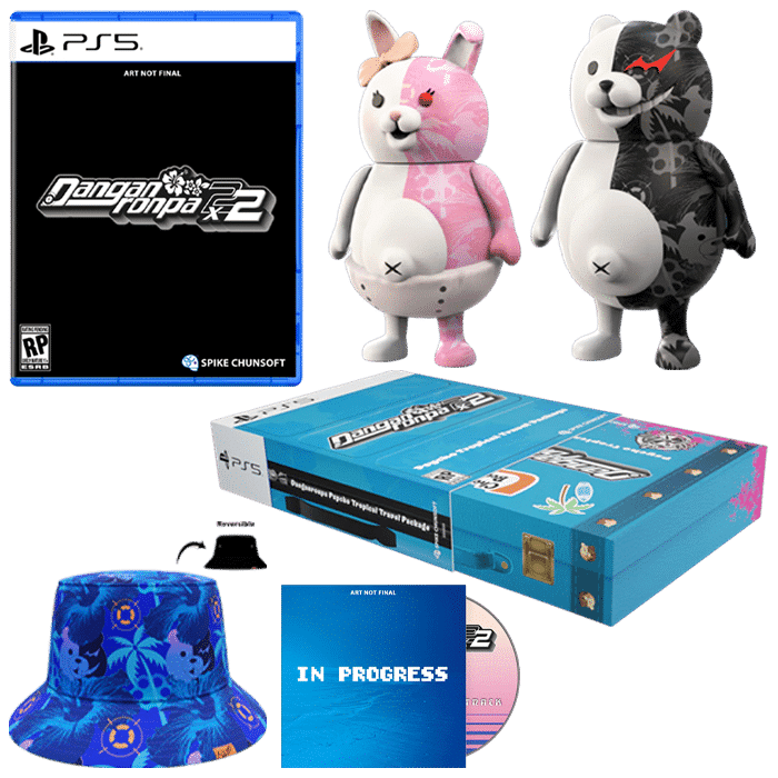 danganronpa 2x2 psycho tropical vacation package ps5 visuel produit