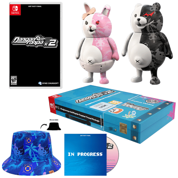 danganronpa 2x2 psycho tropical vacation package switch visuel produit