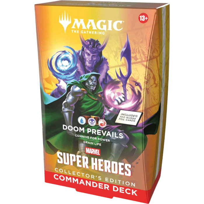commander deck collector magic x marvel doom prevails visuel produit