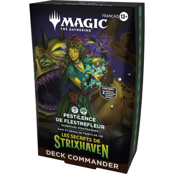commander deck magic strixhaven pestilence de flestrefleur visuel produit