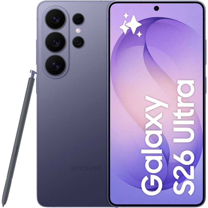 smartphone samsung galaxy s26 ultra 512 go violet visuel produit