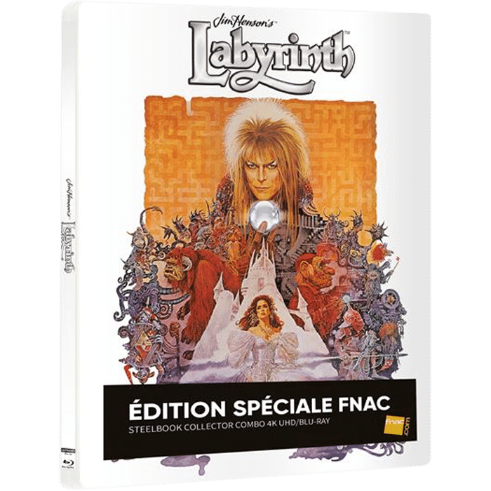 labyrinthe 4k steelbook collector fnac visuel produit