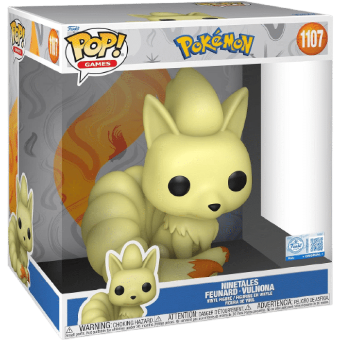 funko pop pokemon ninetails jumbo visuel produit