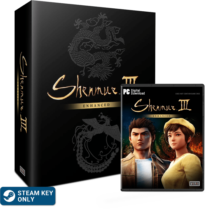shenmue 3 enhanced collector pc visuel produit
