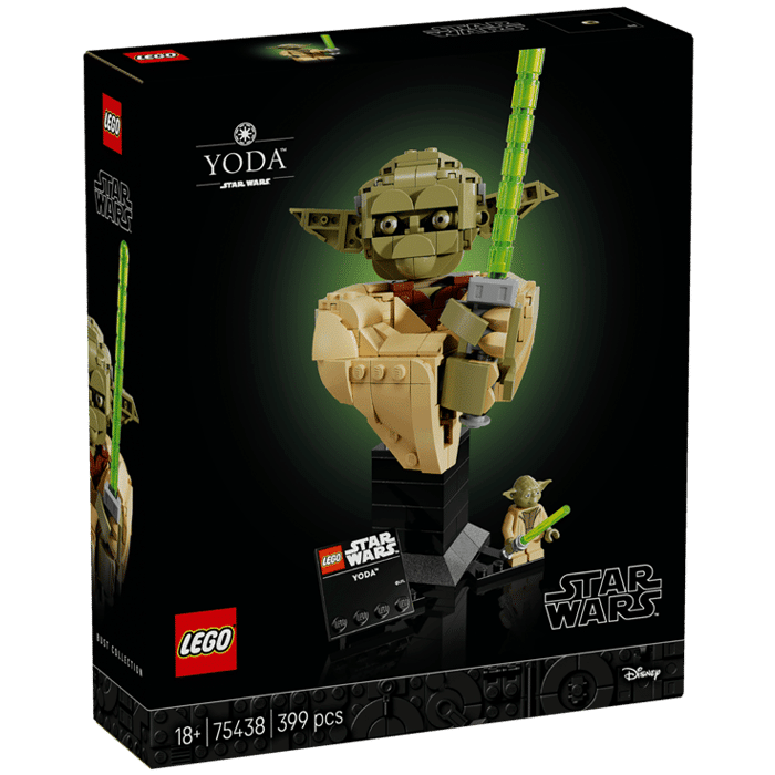 visuel produit lego 75438 buste de yoda