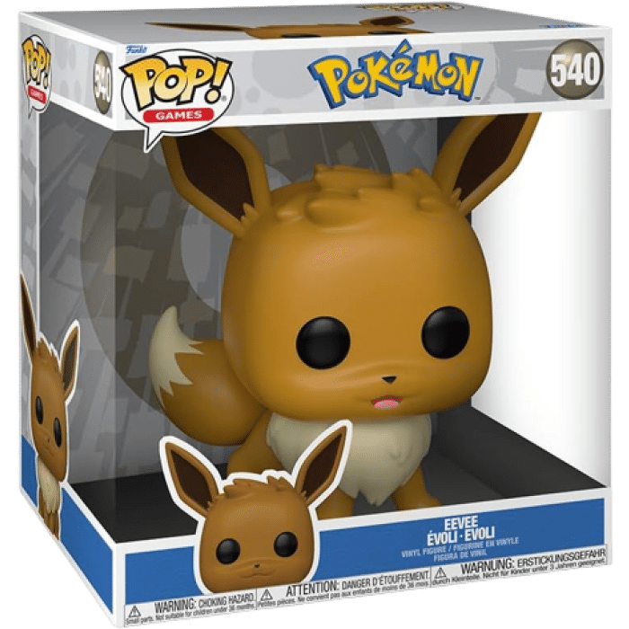 funko pop pokemon jumbo eevee evoli visuel produit
