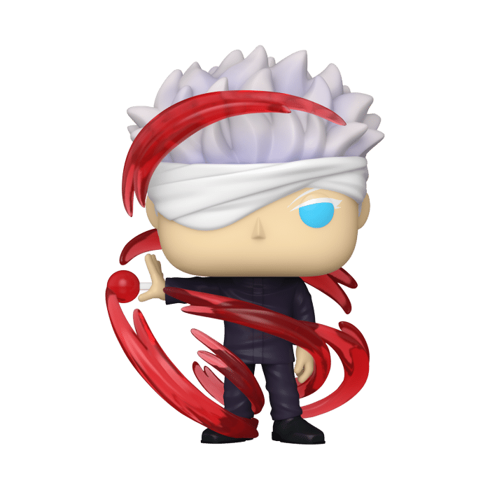 funko pop satoru gojo red energy visuel produit