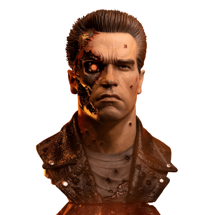 figurine terminator 2 cpu t 800 endommage visuel produit