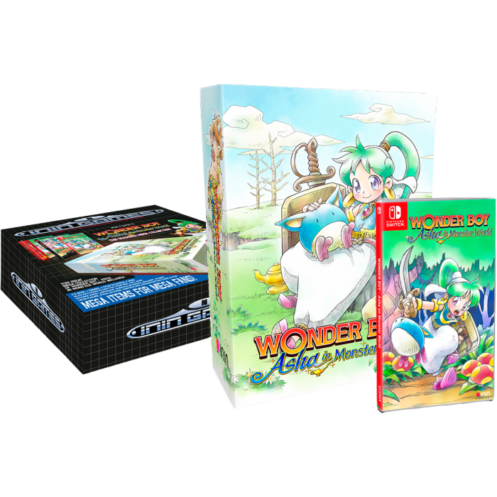 wonder boy asha mega collectors edition sur switch visuel produit