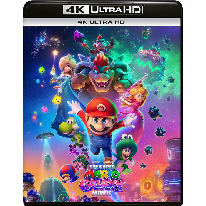 super mario galaxy le film blu ray 4k UK produit