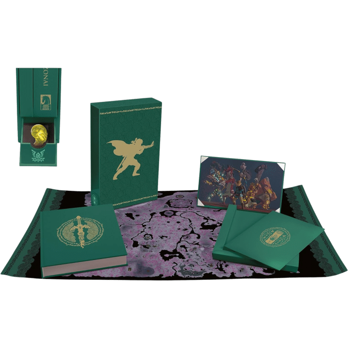 artbook zelda tears of the kingdom secrets of the zonai heros edition visuel produit