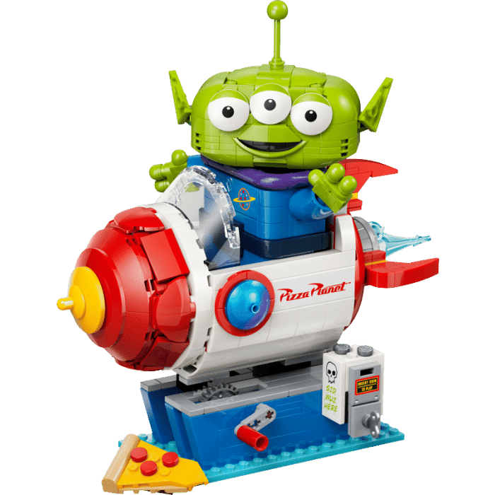 lego 43307 alien fusee pizza planet visuel produit