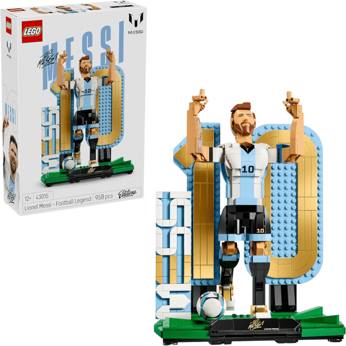 lego 43015 lionel messi legende du foot visuel produit