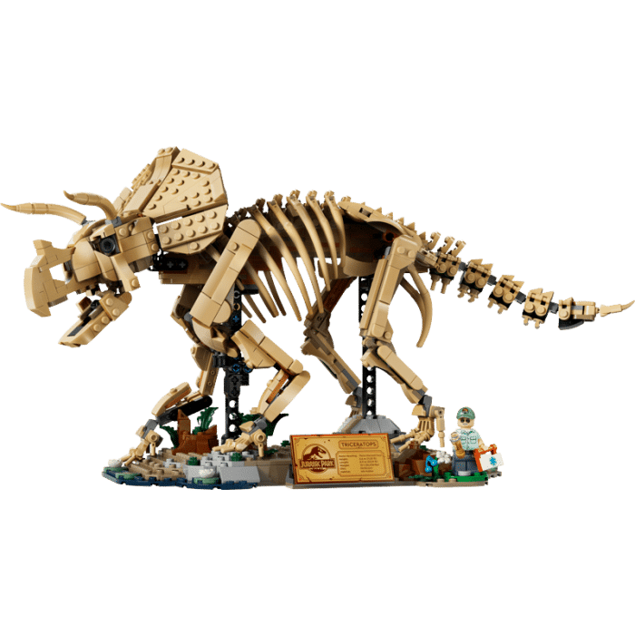 lego 77985 fossiles de dinosaure triceratops visuel produit