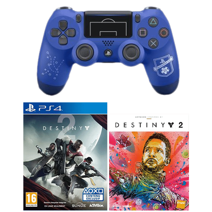 manette ps4 football club destiny 2 artbook