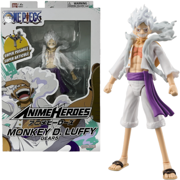 figurine anime heroes one piece luffy gear 5 visuel produit