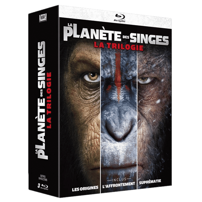 la planète des singes trilogie blu ray