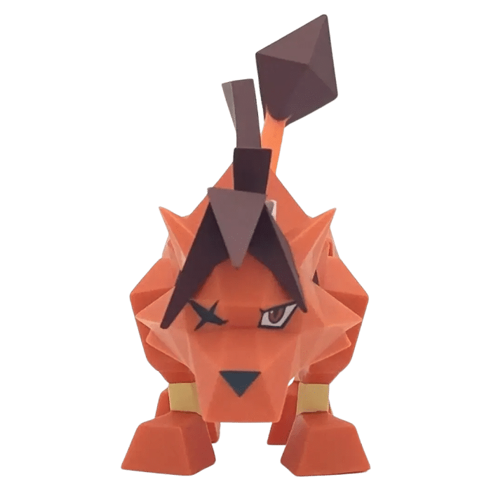 figurine red xiii final fantasy vii polygon vinyl visuel produit