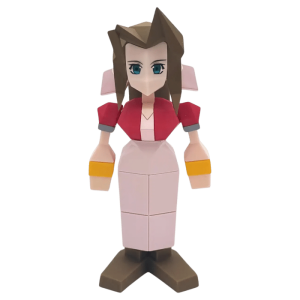 figurine aerith gainsborough final fantasy vii visuel produit