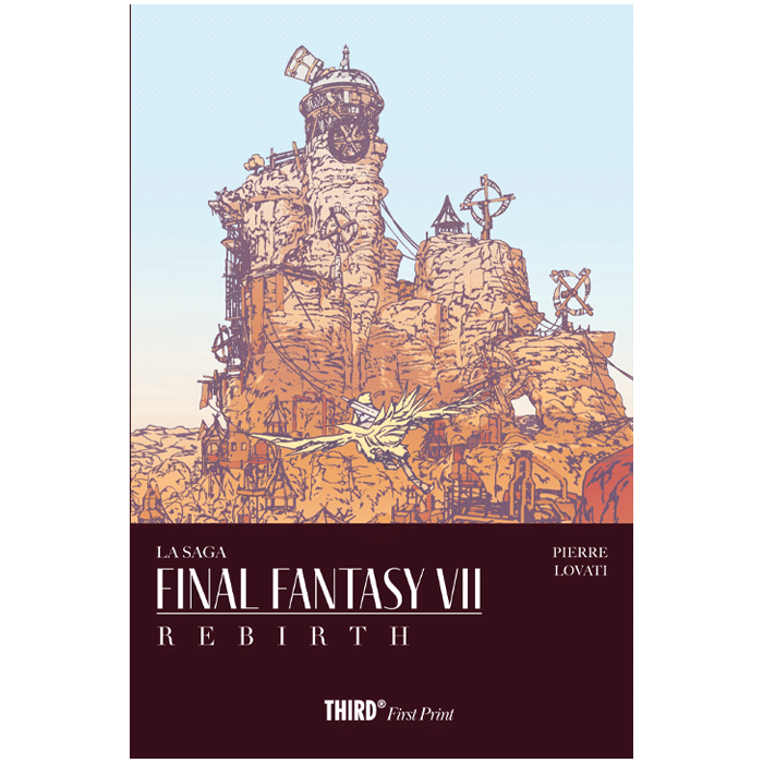 livre la saga final fantasy vii rebirth visuel produit