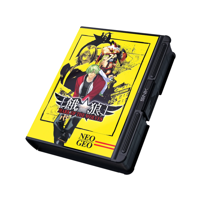 garou mark of the wolves sur neogeo aes visuel produit