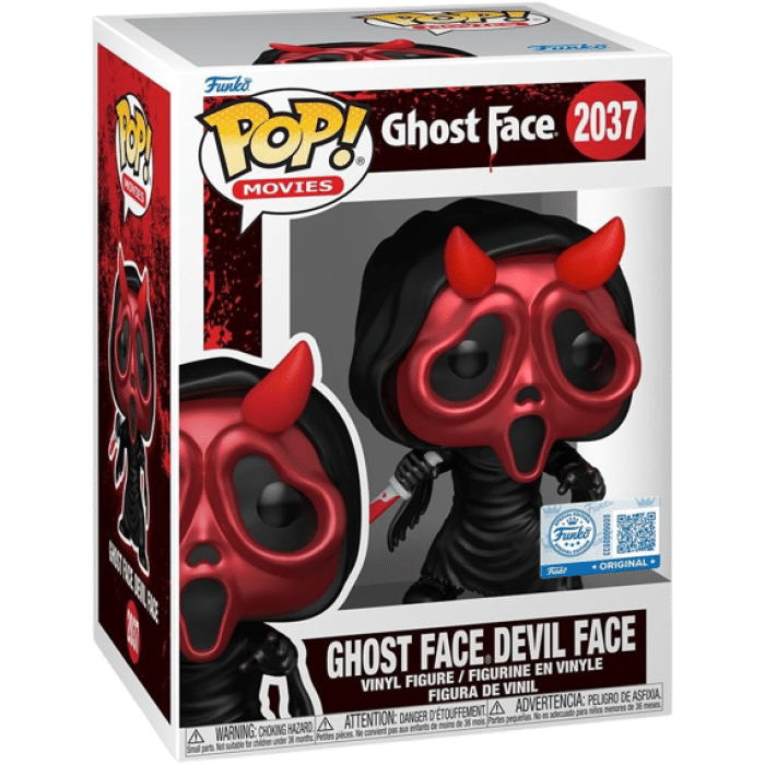 funko pop ghost face devil mask metallic visuel produit