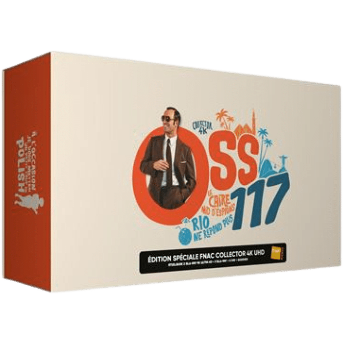 oss 117 coffret steelbook collector blu ray 4k visuel produit