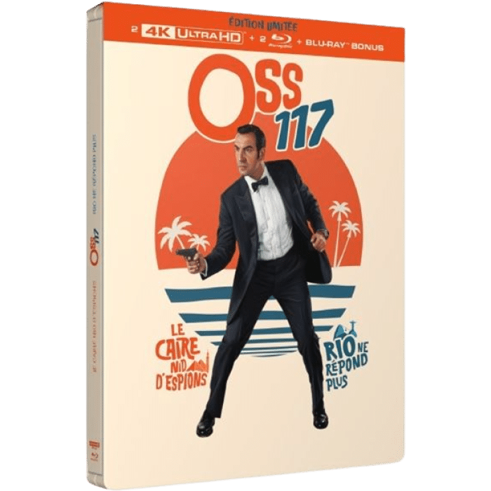 oss 117 coffret edition limitee steelbook blu ray 4k visuel produit