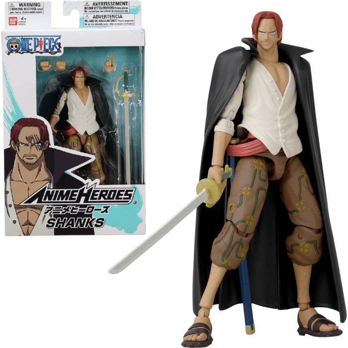 anime heroes one piece figurine shanks 17 cm visuel produit